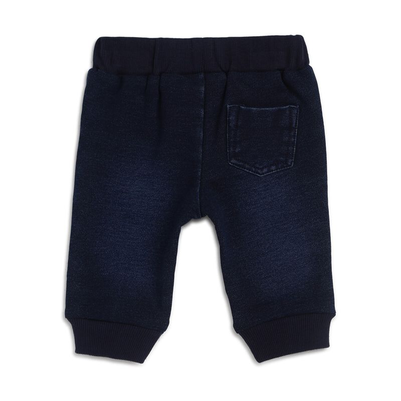 Boys Dark Blue Stretch Denim Long Trouser image number null